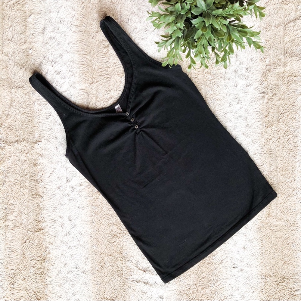 Berksha Black Tank Top
